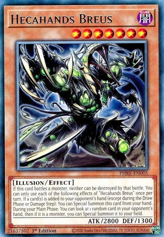 Image for Hecahands Breus (PHRE-EN005) (Phantom Revenge) - YuGiOh