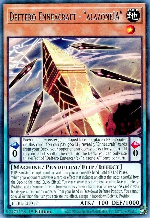 Image for Deftero Enneacraft - "alazoneIA" (PHRE-EN017) (Phantom Revenge) - YuGiOh