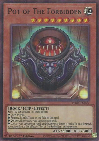 Image for Pot of The Forbidden (Super Rare) (PHRE-EN027) (Phantom Revenge) - YuGiOh