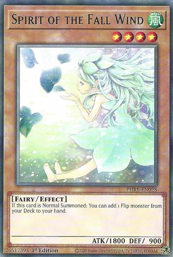 Image for Spirit of the Fall Wind (PHRE-EN028) (Phantom Revenge) - YuGiOh