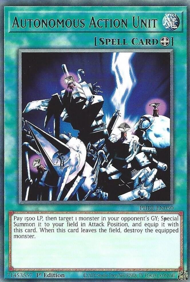 Image for Autonomous Action Unit (PHRE-EN050) (Phantom Revenge) - YuGiOh
