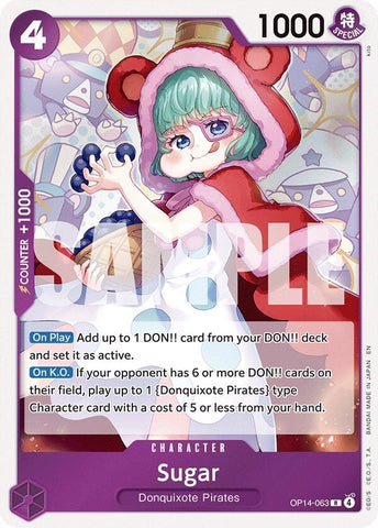 Image for Sugar (OP14-063) (The Azure Sea's Seven) - One Piece Card Game