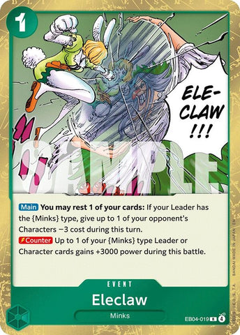 Image for Eleclaw (EB04-019) (The Azure Sea's Seven) - One Piece Card Game