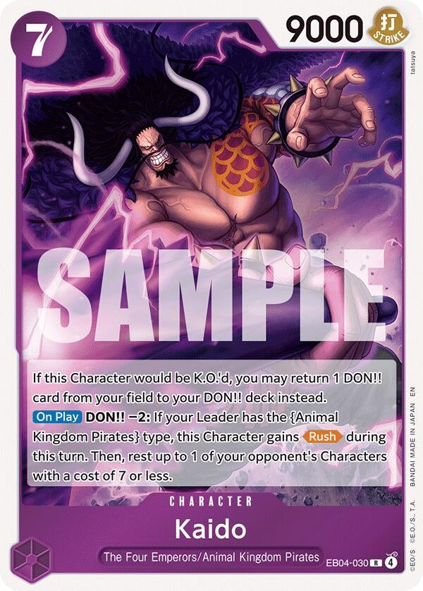 Image for Kaido (EB04-030) (The Azure Sea's Seven) - One Piece Card Game
