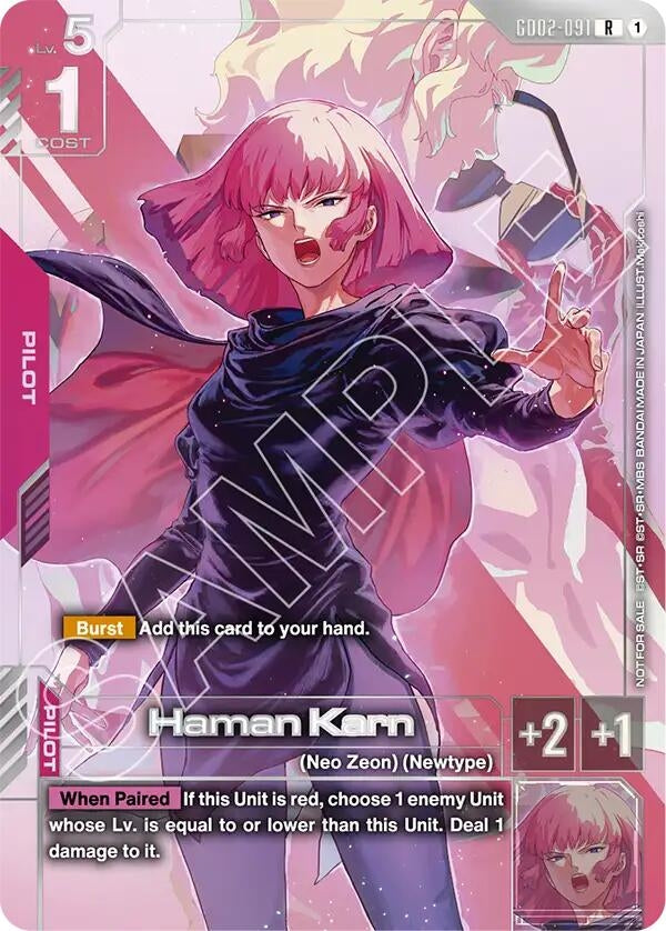 Image for Haman Karn (Newtype Challenge 2025 Mission 3) (GD02-091) - Gundam Card Game