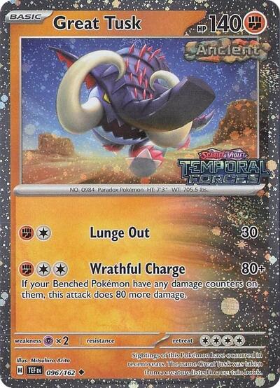 Great Tusk (Temporal Forces Stamped) - (096/162) - Miscellaneous Cards & Products - (Uncommon)