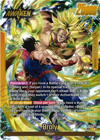 Broly (FB08-073) (Alternate Art) [Saiyan's Pride]