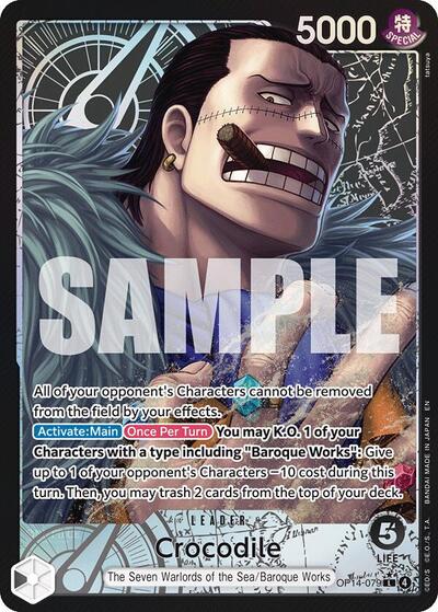 Crocodile - (OP14-079) - The Azure Sea's Seven - (Leader)