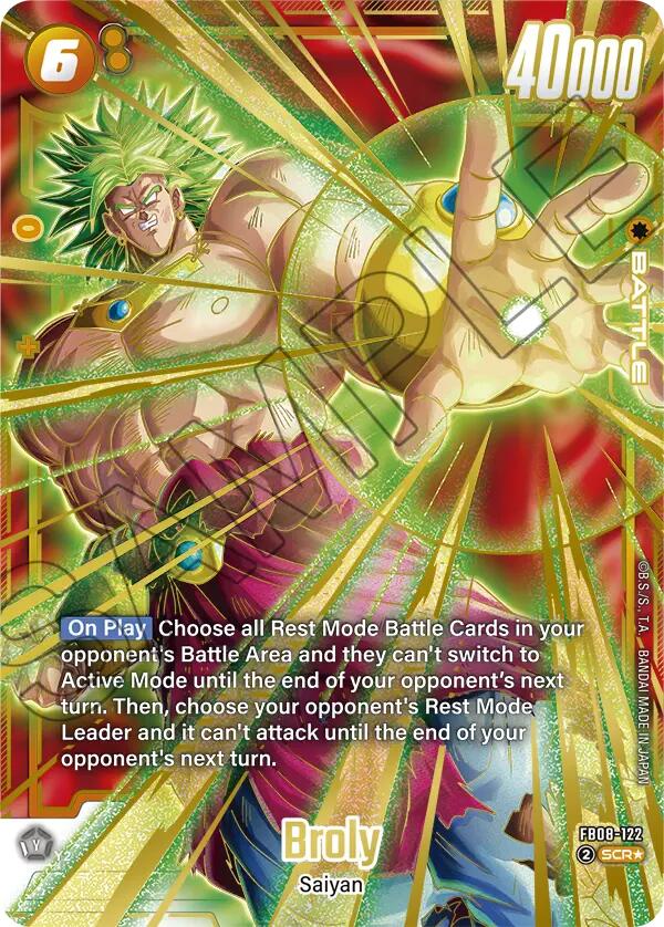 Broly (FB08-122) (Alternate Art) [Saiyan's Pride]
