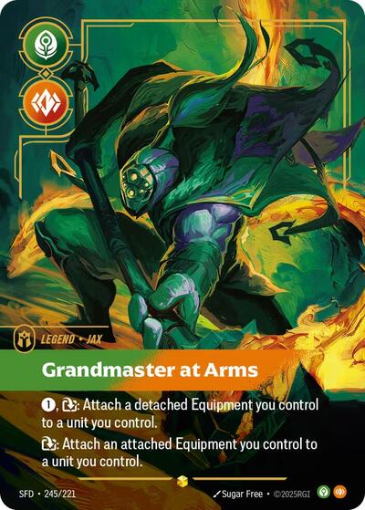 Jax Grandmaster At Arms (Overnumbered) (245/221) (Spiritforged) (Showcase)