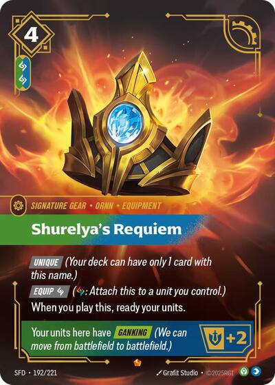 Shurelya's Requiem (192/221) (Spiritforged) (Epic)