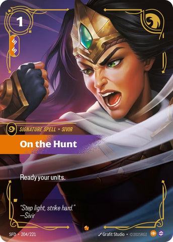 Image for On the Hunt (204/221) (Spiritforged) - Riftbound: League of Legends Trading Card Game