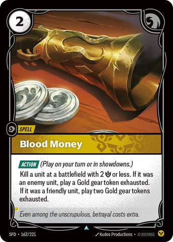 Image for Blood Money (162/221) (Spiritforged) - Riftbound: League of Legends Trading Card Game
