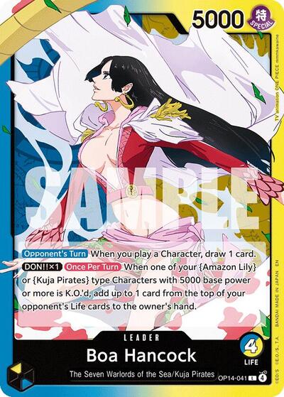 Boa Hancock - (OP14-041) - The Azure Sea's Seven - (Leader)
