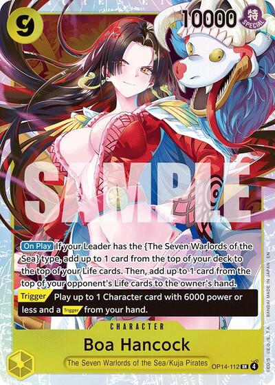 Boa Hancock - (OP14-112) - The Azure Sea's Seven - (Super Rare)