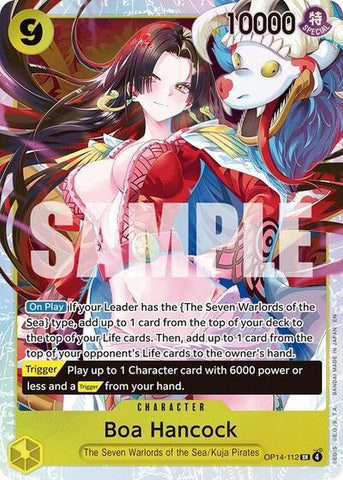 Boa Hancock - (OP14-112) - The Azure Sea's Seven - (Super Rare)