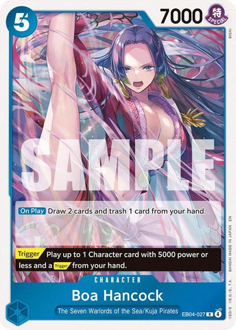 Image for Boa Hancock - EB04-027 (EB04-027) (The Azure Sea's Seven) - One Piece Card Game