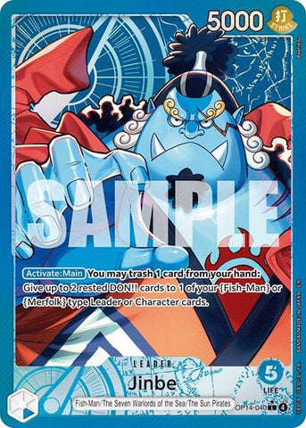 Jinbe - (OP14-040) - The Azure Sea's Seven - (Leader)
