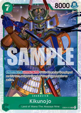 Kikunojo - (EB04-012) - The Azure Sea's Seven - (Super Rare)