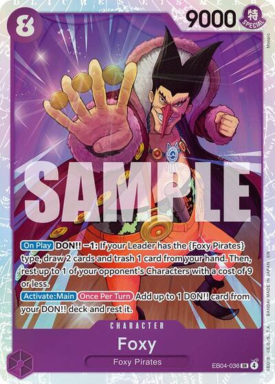 Foxy - (EB04-036) - The Azure Sea's Seven - (Super Rare)
