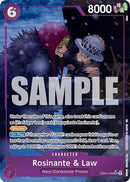 Rosinante & Law - (EB04-038) - The Azure Sea's Seven - (Super Rare)