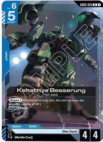 Image for Kshatriya Besserung (GD03-005) - Gundam Card Game