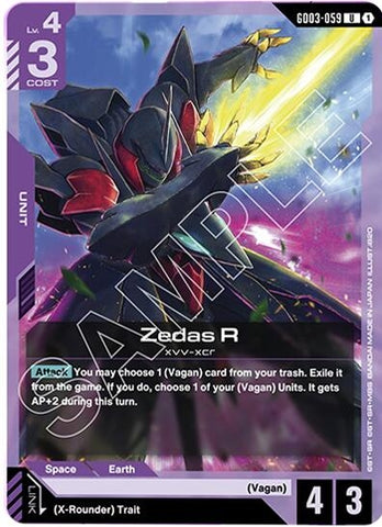Image for Zedas R (GD03-059) - Gundam Card Game