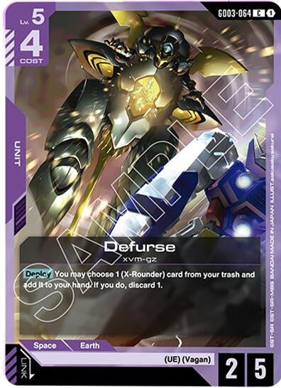 Image for Defurse (GD03-064) - Gundam Card Game