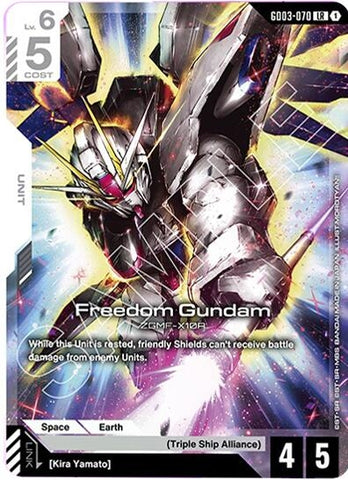 Image for Freedom Gundam (GD03-070) (GD03-070) - Gundam Card Game