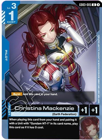 Image for Christina Mackenzie (GD03-085) - Gundam Card Game