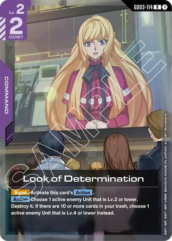 Look of Determination (GD03-114) - Steel Requiem (R)