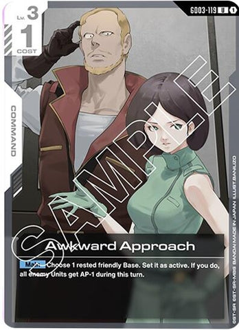 Image for Awkward Approach (GD03-119) - Gundam Card Game