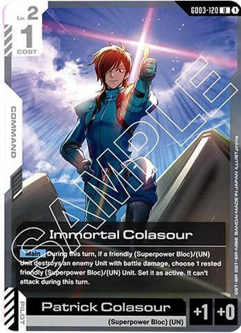 Image for Immortal Colasour (GD03-120) - Gundam Card Game