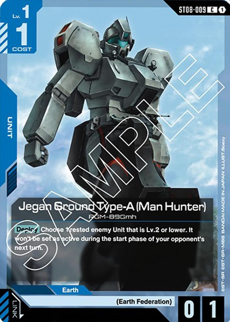 Image for Jegan Ground Type-A (Man Hunter) (ST08-009) - Gundam Card Game