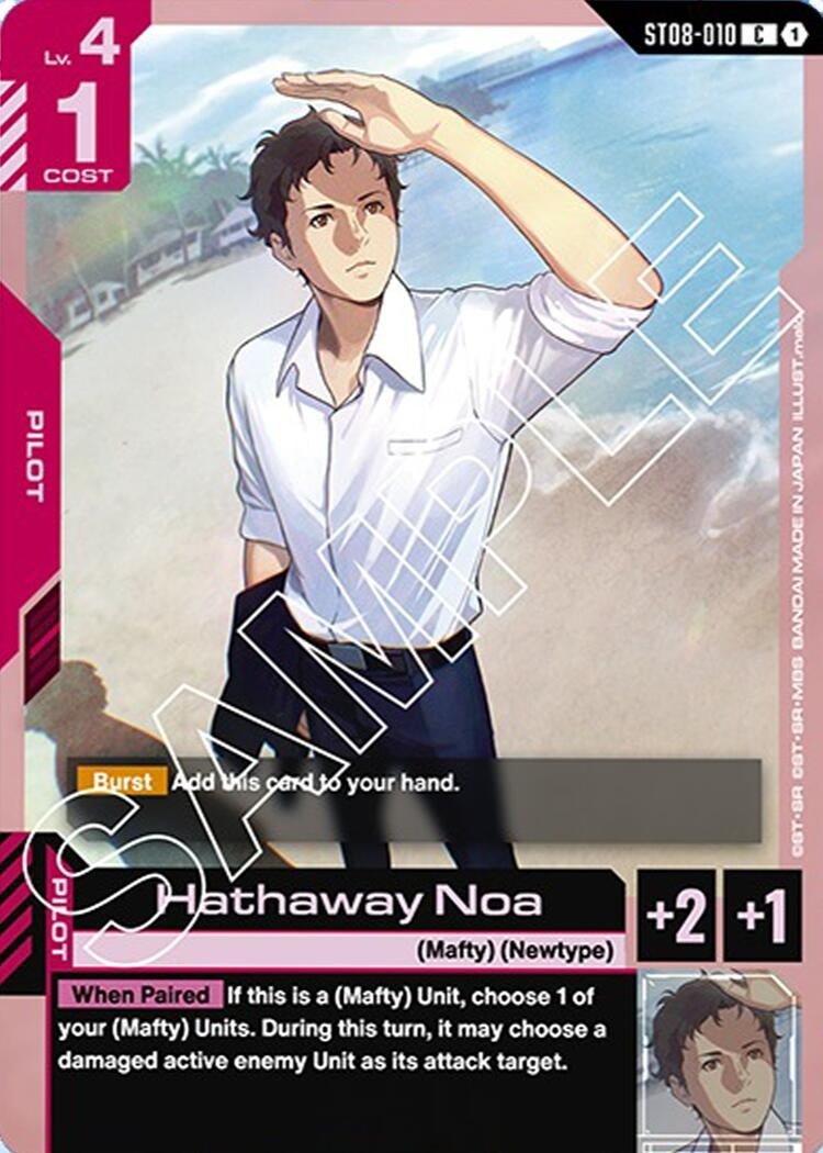 Image for Hathaway Noa (ST08-010) - Gundam Card Game