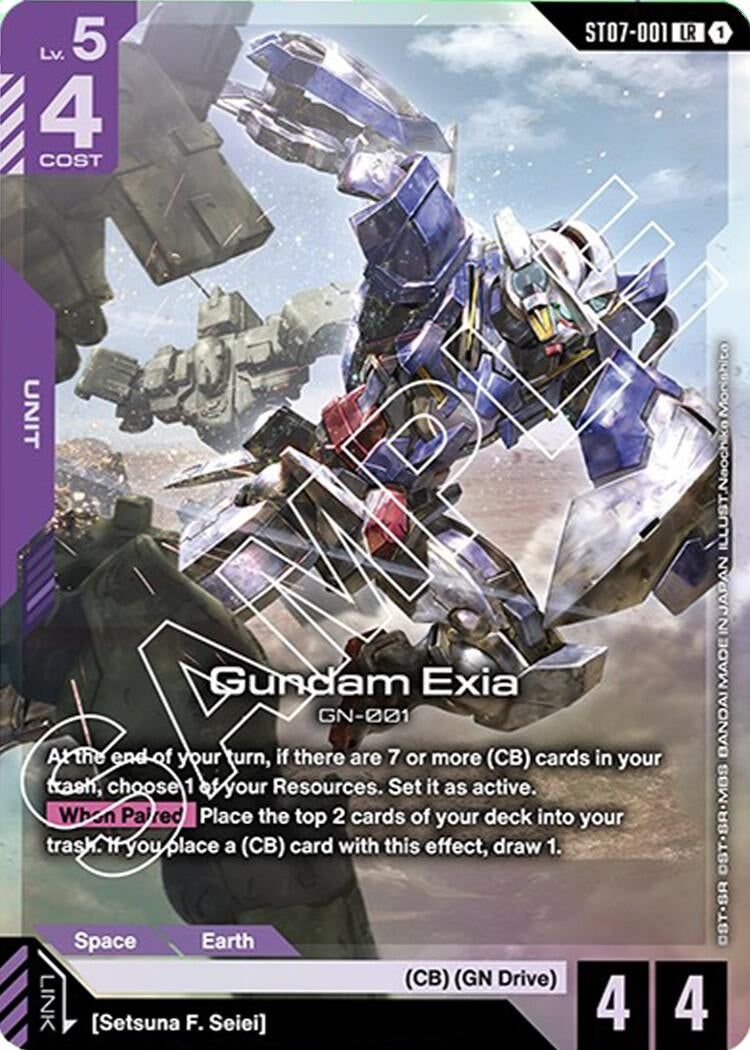 Image for Gundam Exia (ST07-001) (ST07-001) - Gundam Card Game