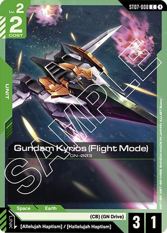 Image for Gundam Kyrios (Flight Mode) (ST07-008) - Gundam Card Game