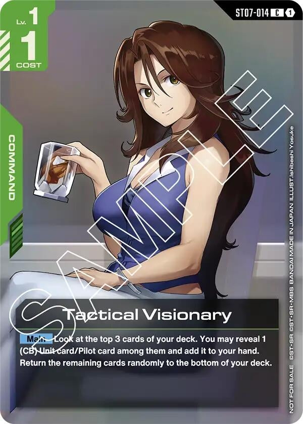 Image for Tactical Visionary (Store Tournament Participant Pack 03) (ST07-014) - Gundam Card Game