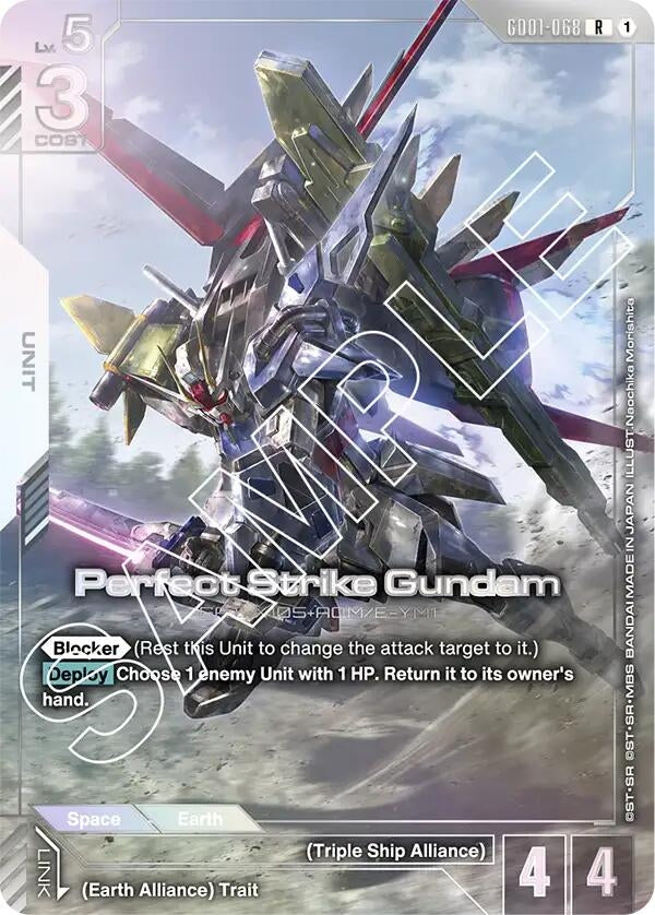 Image for Perfect Strike Gundam (Premium Card Collection) (GD01-068) - Gundam Card Game