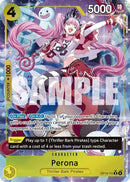 Image for Perona - OP14-111 (Alternate Art) (OP14-111) (The Azure Sea's Seven) - One Piece Card Game