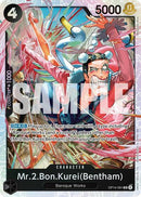 Mr.2.Bon.Kurei (Bentham) - (OP14-091) - The Azure Sea's Seven - (Super Rare)
