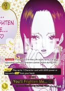 Image for You'll Frighten Me... (Alternate Art) (OP14-118) (The Azure Sea's Seven) - One Piece Card Game