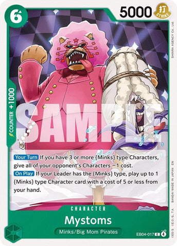 Image for Mystoms (EB04-017) (The Azure Sea's Seven) - One Piece Card Game