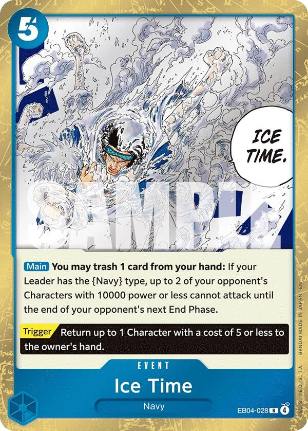 Image for Ice Time (EB04-028) (The Azure Sea's Seven) - One Piece Card Game
