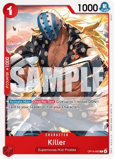 Killer - (OP14-005) - The Azure Sea's Seven - (Common)