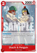 Image for Shachi & Penguin (OP14-006) (The Azure Sea's Seven) - One Piece Card Game
