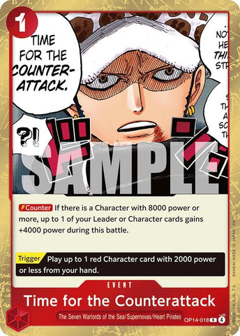 Image for Time for the Counterattack (OP14-018) (The Azure Sea's Seven) - One Piece Card Game