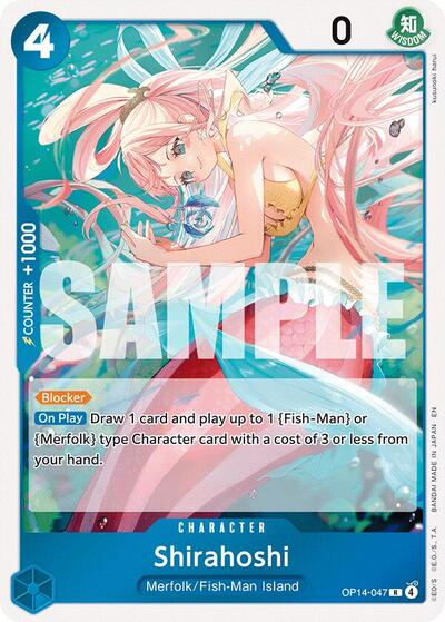 Shirahoshi - (OP14-047) - The Azure Sea's Seven - (Rare)