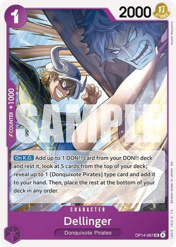 Dellinger - (OP14-067) - The Azure Sea's Seven - (Uncommon)