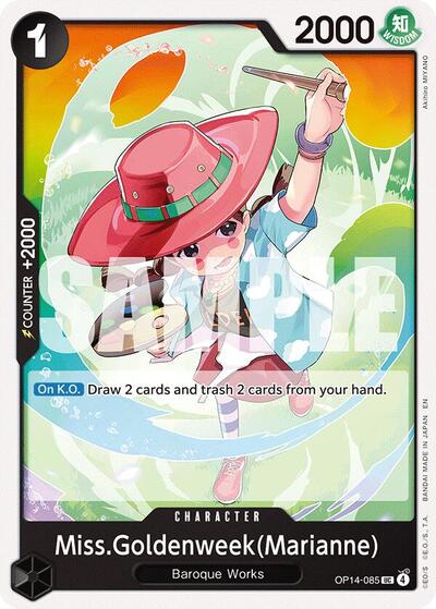 Miss.Goldenweek(Marianne) - (OP14-085) - The Azure Sea's Seven - (Uncommon)